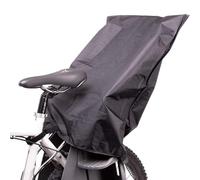 Zamboo Housse Imperméable Universelle pour Siege Velo Enfant Arriere - Protection Pluie avec Couvre-Selle, Résistante et Compacte, Compatible avec Modèles Populaires, Noir