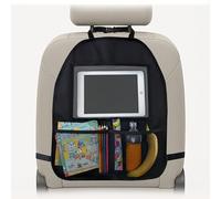Zamboo Organisateur Voiture Enfant avec Pochette Tablette (jusqu'à 11") | Protege Dossier & Rangement Voiture Enfant pour Jouets et Plus | s'adapte à Tous Les Sièges, Noir