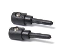 Zambuph 1 paire de buse d'essuie-glace de pare-brise arrière en plastique Portable détachable lave-glace Jet mise à niveau des composants voiture