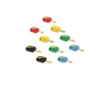 Zambuph 10 pièces 4mm fiche banane Premium haute Performance remplacement haute intensité 10 pièces colorées