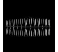 Zambuph 240 Pièces Faux Ongles Extension Art Décoration Artisanat Acrylique Faux Conseils Simulation Ménage Salon Manucure Outils , Goutte d'eau courte