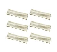 Zambuph 6 pack/lot bandeau unisexe caractéristiques d'absorption de la sueur et bandeau de sport en coton élastique pour l'exercice gymnastique antidérapant, Beige