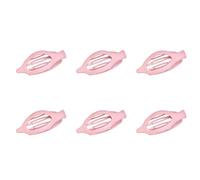 Zambuph 6 pièces/ensemble pour transporter la charge des cheveux et des cheveux, griffes légères et sécurisées, rose, 12.4 * 3.4*.7 cm