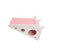 Zambuph Accessoires de Cage pour Hamster - pour Les Petits espaces, adorables et conviviaux, s'appliquent pour aux Petits Accessoires pour Hamsters en PVC, Un Rose