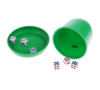 Zambuph Agitateur à dés conçu en Acrylique Durable, idéal pour Les soirées Entre Amis, Les Bars karaoké et Jeux de société. Convient également comme Accessoire de Jeu dés gobelet