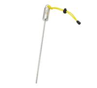 Zambuph Agitateur sonore de plongée sous-Marine en Acier Inoxydable avec Design élégant pour Une sécurité Accrue. Contient des Billes d'acier, Jaune, 31.5 x 2.5 cm