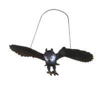 Zambuph Aigle factice en Forme de Figurine, Jouet Animal, pour Filles et Enfants, Cadeau éducatif, Gris, Taille S, Noir, S