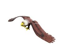 Zambuph Aigle factice en Forme de Figurine, Jouet Animal, pour Filles et Enfants, Cadeau éducatif, Gris, Taille S, Brun, L