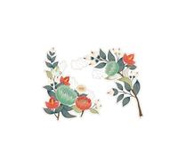 Zambuph Autocollant mural PVC fleur décoratif couverture de toilette décalcomanie auto-adhésif amovible porte d'armoire papier peint affiche ménage, Tapez 3