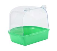 Zambuph Bac à Bain pour Oiseaux, Cage, Baignoire pour Perroquet, récipient. Parce Que Chaque Petit mérite Une expérience Propre et sûre. Petits Oiseaux :