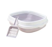 Zambuph Bac à litière pour Chatons, antiadhésif et Facile à Nettoyer. Ce bac Semi-fermé est idéal pour et Durable. Très Pratique, il évite de salir Les Mains.