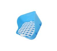Zambuph Bac à litière pour petits animaux lapin cochon Cages intérieur extérieur nettoyage caca Pot outil de formation Pot urinoir bol toilette, Bleu