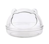 Zambuph Bac à Sable Transparent et résistant pour Hamster, idéal pour Les Soins et Le toilettage des Petits Animaux. Ce Magnifique nid est Parfaitement adapté pour aux Hamsters syriens.