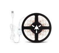 Zambuph Bande intelligente lumières infrarouge Flexible DC5V LED ruban lampe Festival fête TV bureau rétroéclairage éclairage de fond, Lumière blanche, 4M