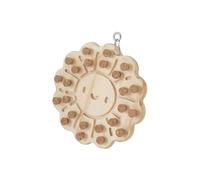 Zambuph Bloc de Bois Multifonctionnel pour Oiseaux, idéal pour stimuler l'intelligence des perroquets et enrichir Leurs Moments de Jeu. Ce Puzzle interactif, Soleil