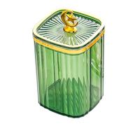 Zambuph Bocal de rangement de cuisine vert format, idéal pour conserver les aliments, les biscuits, épices, le café tout autre récipient, vert, L