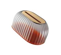 Zambuph Boîte à mouchoirs à levage automatique avancée, organisateur de stockage de papier tendance et peu encombrant, Noir clair, 222x107x135cm