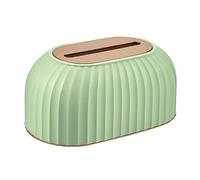 Zambuph Boîte à papier mouchoirs de bureau table printemps porte-serviettes étanche distributeur salon salle de bain toilette comptoir, Vert clair