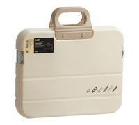 Zambuph Boîte de Rangement A4 avec poignée Robuste, légère et étanche, idéale pour Les Documents Importants, Photos et certificats. Boîte à Documents A4 avec Fermetures à Pression pour Lettres et