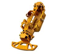 Zambuph Boîte de vitesses ensemble de plaques inférieures en métal appareil à gouverner siège télécommande voiture 1:28 châssis jouet pièces mise à niveau accessoires modifiés, Or