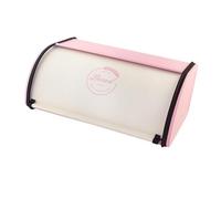 Zambuph Boîtes de Rangement rétro élégantes, Jolies boîtes à Pain, décoration et fonctionnalité pour Salon et Cuisine, de Rangement pour collations à Poser sur Le comptoir dans Le, Blanc Rose, L