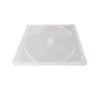 Zambuph Boîtiers CD transparents, boîtiers DVD transparents standard, coffret double disque résistant, solution de rangement légère avec pochette intérieure, boîtier CD simple portable et léger