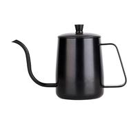 Zambuph Bouilloire à filtre en acier inoxydable avec poignée ergonomique et bec verseur précis, idéale pour les amateurs de café à la maison. Capacité : 600 ml.