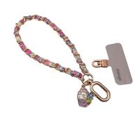 Zambuph Breloque pour téléphone portable pour femme, pendentif en coquillage de perles, cordon de poignet, compatible avec la plupart des smartphones, chaîne téléphone, dragonne détachable , tapez+2