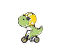 Zambuph Broches dessins animés beaux dinosaures sportifs bijoux esthétiques drôle émail épinglettes Badge garçons filles artisanat casquettes, XZ4461