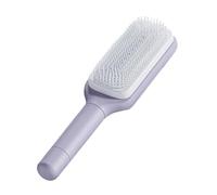 Zambuph Brosse à cheveux autonettoyante, brosse de coiffure durable, adaptée Pour aux cheveux longs et courts, adultes et enfants, télescopique, avec coussin de douche et