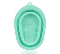 Zambuph Brosse de maquillage tapis de nettoyage réutilisable tampon lavage Portable Mini Eyeliner applicateurs épurateur ménage salle bain femmes