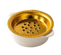 Zambuph Brûleur d'encens en céramique Blanche, Bol en céramique Blanche, décoration multifonctionnelle pour la Maison Le Bureau, élégant Support à encens Inclus, Support Moderne au Style Simple.