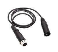 Zambuph Câble XLR Professionnel mâle-Femelle conçu pour Les Applications d'alimentation XLR dans l'industrie Musicale. Produit 100 Neuf. Connecteur Standard à 4 Broches. Alliage métallique ignifugé.