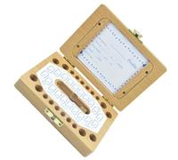 Zambuph cadeau pour les enfants, la boîte à dents de bébé avec cadre Photo est un moyen unique de célébrer les jalons l'enfant, facile à bois, Anglais