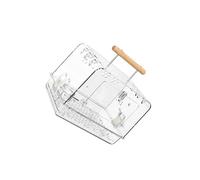 Zambuph Cage à Oiseaux avec Support, légère, Lavable et spacieuse, idéale pour Les Petits Oiseaux. Nettoyage Facile. Convient à la Plupart des Petits, Cage, 30x21x23cm