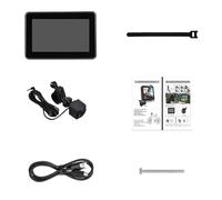 Zambuph Caméra de rétroviseur pour moto, transparente 1080p, installation flexible, mode noir et blanc, ABS, avec batterie