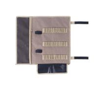 Zambuph Camping Sac à Outils Organisateur piquets Ongles Sacs de Rangement Pliables Pochette de Transport Robuste Multifonctionnel Tente Voyage, Beige, M