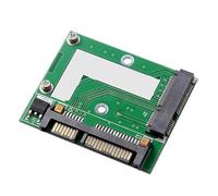 Zambuph Carte de Conversion Mini PCIe vers SSD M : Prise en Charge fiable des SSD M de 50 mm pour Ordinateurs Portables et de Bureau. Module Adaptateur Mini PCIe vers