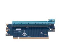 Zambuph Carte de Conversion PCIe 16x avec Adaptateur à 90° : Assure Une Transmission de Signal Stable et Une sécurité renforcée. Extension PCIe 16x.