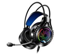 Zambuph Casque de Jeu Filaire Microphone Rotatif Portable 1.78M TPE Couverture Net Bar Musique écoute Jeu Casque de