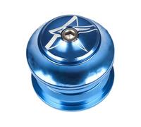 Zambuph Casque de roulement de vélo étanche Fourche sans Filetage intérieur Tube Droit Casque en Alliage d'aluminium rondelle, Bleu