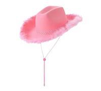 Zambuph Casquette à mentonnière ajustable, accessoire de fête indispensable et confortable pour les femmes passionnées de mode, chapeau de cowgirl, déguisement, soirée