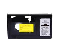 Zambuph Cassette Originale pour convertisseur numérique VHS vers VHSC, Adaptateur pour caméscopes VHSC VHS-C, Cassette vidéo compacte