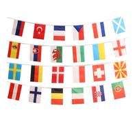 Zambuph Chaîne Drapeau Bar Nations Coupe D'Europe Championnat Petite Maison Suspendus Fanion Bannière Fête Rassemblement Sportif Rencontrer