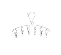 Zambuph Chaussettes pince de séchage coupe-vent cintre organisateur balcon suspendu réutilisable pince de rangement ménage extérieur support blanchisserie