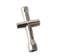 Zambuph Clé à molette compacte - Précision efficace n croix de qualité professionnelle résistante à la corrosion Clés douille