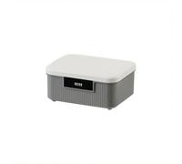 Zambuph Coffret spacieux en Plastique Couleurs attrayantes avec,Gris | combinaison pour sécuriser vos médicaments - Organiseur 10 pièces