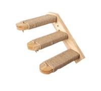 Zambuph Colonne à gratter pour Chat de qualité supérieure - Enroulement de Corde Chanvre Escalier d'escalade en Bois Naturel Robuste et Durable Escalier pour Chat Arbre à