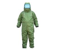 Zambuph Combinaison de sablage polyvalente et confortable pour une utilisation prolongée lors du sablage, du ponçage et découpage. Combinaison intégrale transparente, Vert