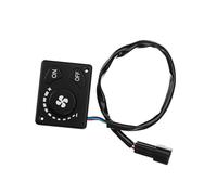 Zambuph Commutateur de chauffage pratique Air contrôleur manuel 24V véhicules intérieur bouton commutateurs bureau voyage fournitures accessoires